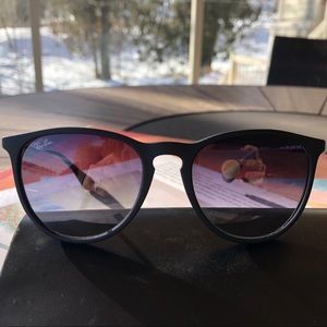 Ray Ban Erika Black Sunglasses